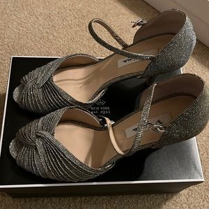 Nina silver dress shoes